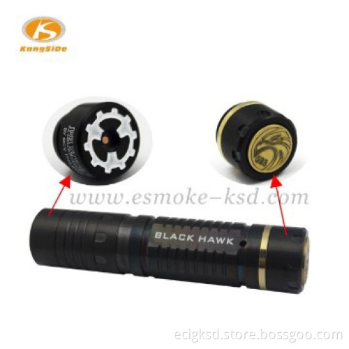 new e cig mechanical mod panzer clone black hawk mod by MCV
